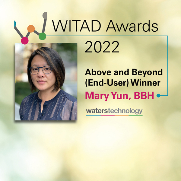 2022 WITAD Award to Mary Yun, BBH
