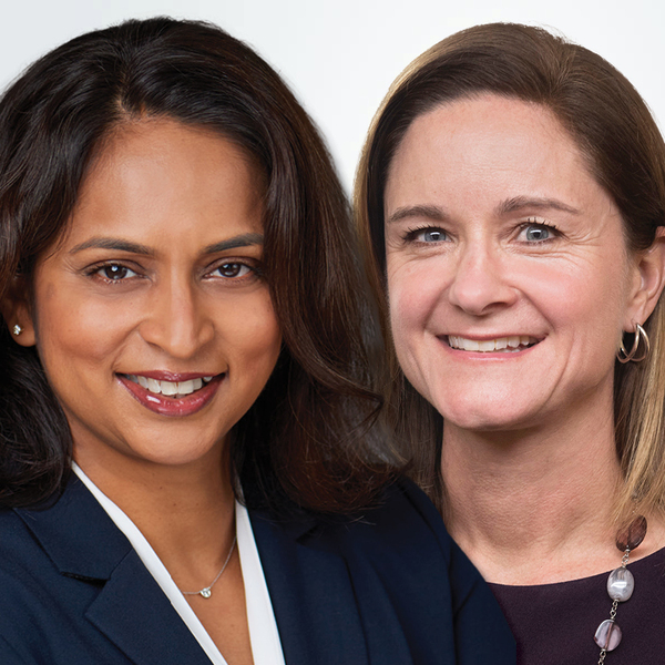 Headshots of BBH employees, Nadira Hardial and Sarah Holmes