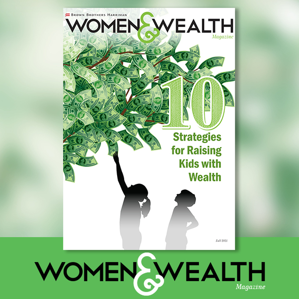 Full cover of the fall  2021 issue of Women and Wealth Magazine