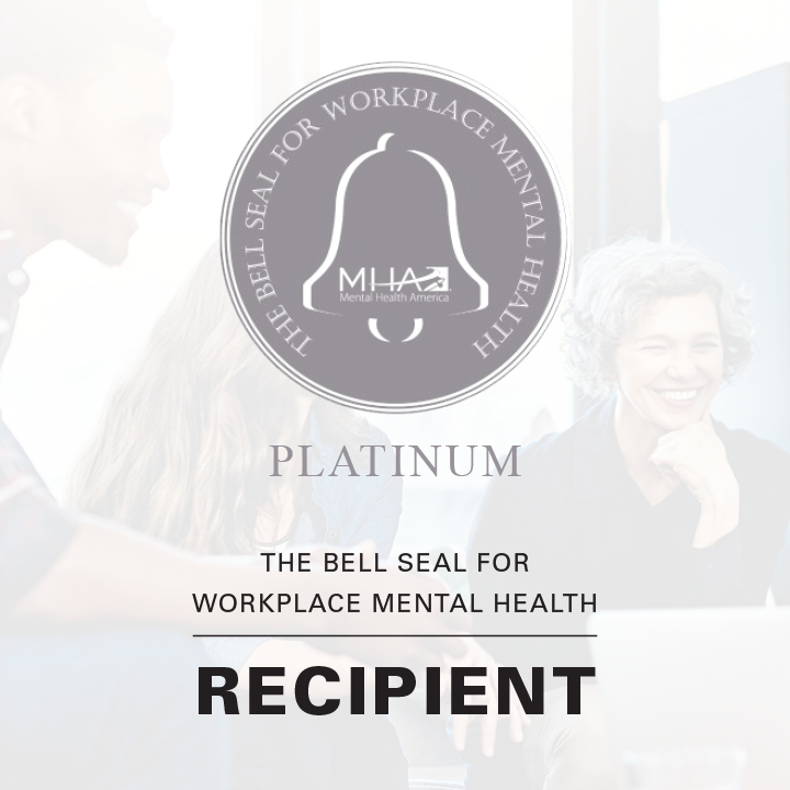 The Platinum Bell Seal for workplace mental health - Recipient 