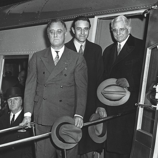President Franklin Roosevelt with Averell Harriman