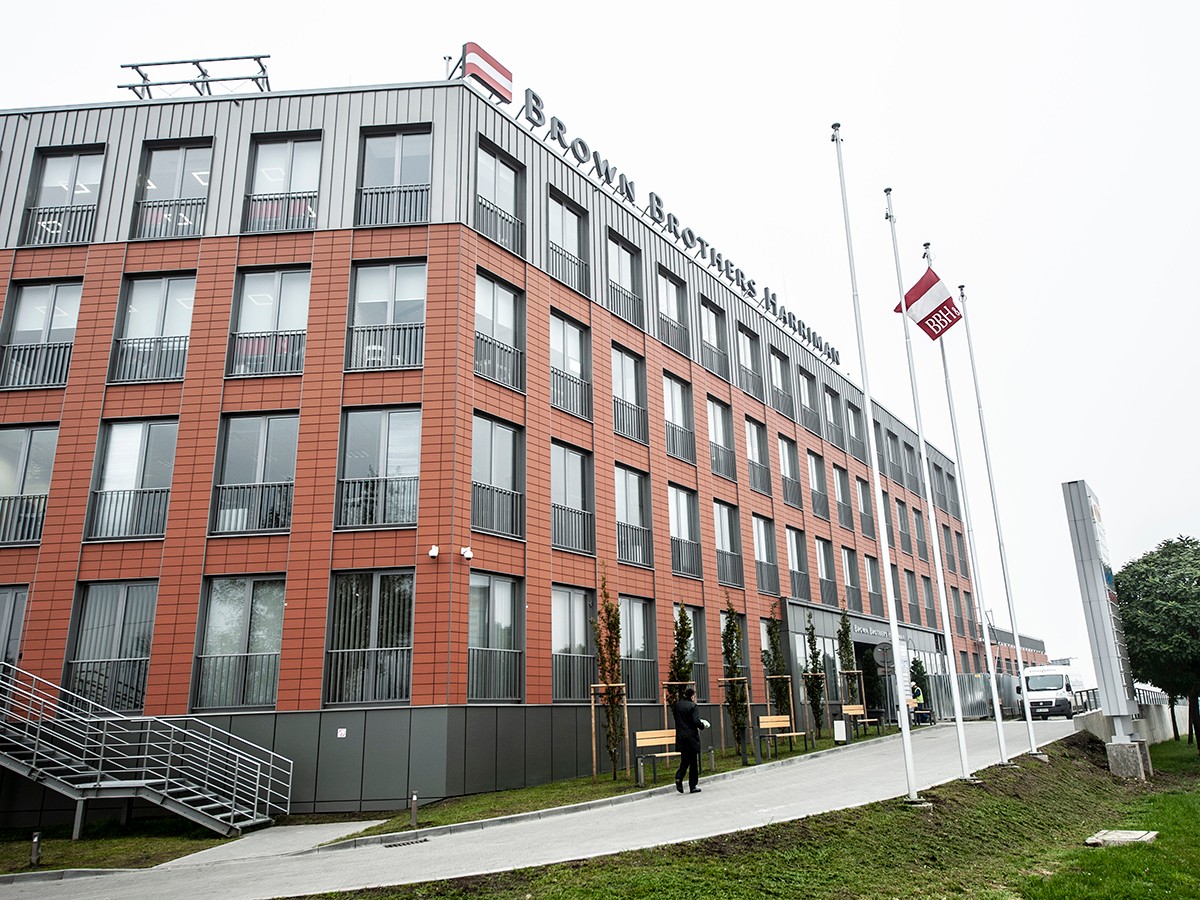 Krakow office with BBH flag flying