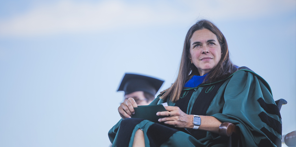 Sian Beilock at Dartmouth graduation