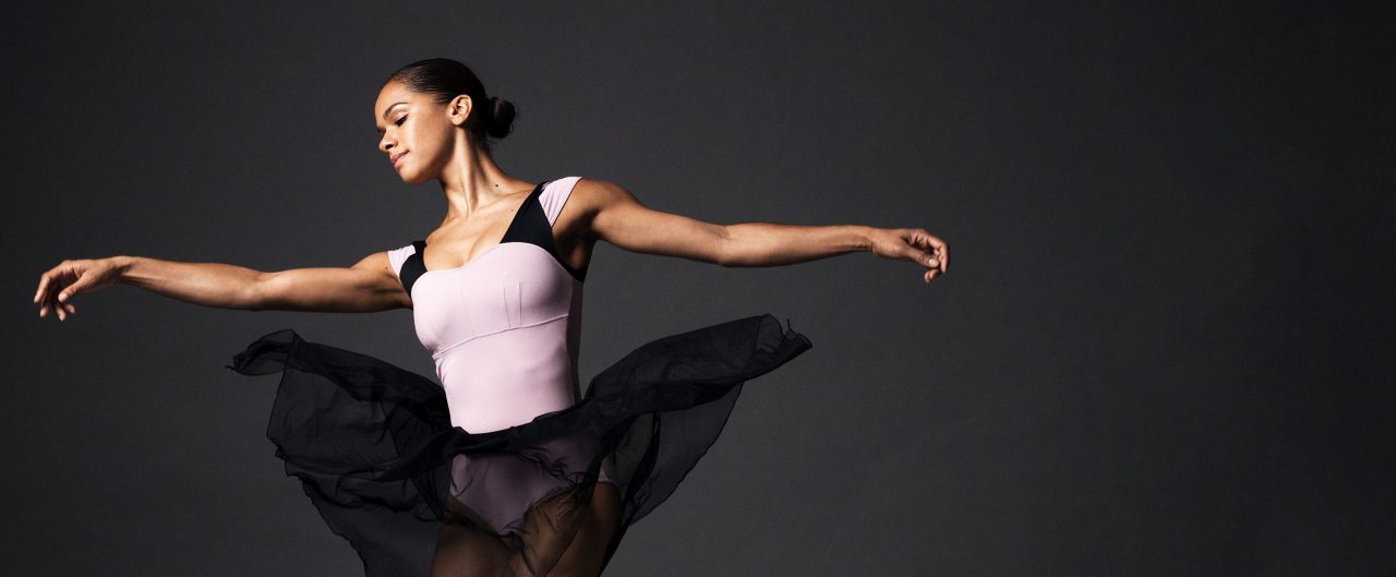 Misty Copeland in a dance position